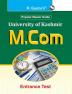 University of Kashmir : M.Com Entrance Test Guide