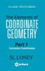 The Elements of COORDINATE GEOMETRY Part-1 Cartesian Coordinates