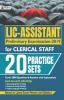 LIC-ASSISTANT PRELIMINARY EXAMINATION-2019 FOR CLERICAL STAFF(20 PRACTICE SETS)