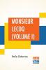 Monsieur Lecoq (Volume I)