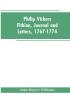 Philip Vickers Fithian Journal and Letters 1767-1774