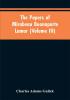 The papers of Mirabeau Buonaparte Lamar (Volume III)