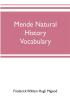 Mende natural history vocabulary