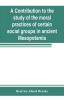 A contribution to the study of the moral practices of certain social groups in ancient Mesopotamia