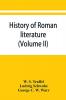 History of Roman literature (Volume II)