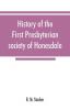 History of the First Presbyterian society of Honesdale