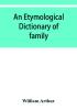 An etymological dictionary of family and Christian names