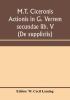 M.T. Ciceronis actionis in G. Verrem secundae lib. V (De suppliciis)