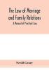 The law of marriage and family relations; a manual of practical law