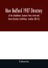 New Bedford 1907 directory : of the inhabitants business firms street and house directory institutions societies (No XL)