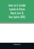 Anales de la Sociedad Española de Historia Natural (serie II) Tomo Septimo (XXVII)