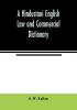 A Hindustani English Law and Commercial Dictionary