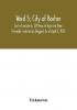 Ward 5; City of Boston; List of residents; 20 Years of Age and Over (Females Indicted by Dagger) As of April 1 1925