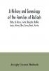 A History and Genealogy of the Families of Bulloch Stobo de Veaux Irvine Douglass Baillie Lewis Adams Glen Jones Davis Hunter