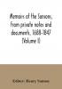 Memoirs of the Sansons from private notes and documents 1688-1847 (Volume I)