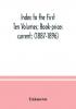 Index to the First Ten Volumes; Book-prices current; (1887-1896) Constituting A Reference list of Subject and Incidentally A Key to Anonymous and Pseudnymous Literature