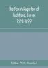 The Parish Registers of Cuckfield Sussex 1598-1699