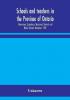 Schools and teachers in the Province of Ontario; Elementary Secondary Vocational Normal and Model Schools November 1937