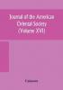 Journal of the American Oriental Society (Volume XVI)