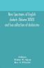 Nine specimens of English dialects (Volume XXXII) and two collection of derbicisms