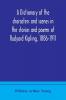 A dictionary of the characters and scenes in the stories and poems of Rudyard Kipling 1886-1911