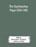 The Oxyrhynchus papyri (Part VIII)