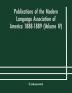 Publications of the Modern Language Association of America 1888-1889 (Volume IV)