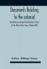 Documents Relating To The Colonial Revolutionary And Post-Revolutionary History Of The State Of New Jersey (Volume Xxi)