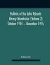 Bulletin of the John Rylands Library Manchester (Volume 2)