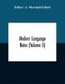 Modern language notes (Volume II)