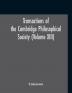 Transactions of the Cambridge Philosophical Society (Volume XIII)