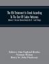 The Old Testament In Greek According To The Text Of Codex Vaticanus Supplemented From Other Uncial Manuscripts With A Critical Apparatus Containing The Variants Of The Chief Ancient Authorities For The Text Of The Septuagint (Volume Ii) (Part Ii)