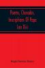 Poems Charades Inscriptions Of Pope Leo Xiii Including The Revised Compositions Of His Early Life In Chronological Order