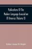 Publications Of The Modern Language Association Of America (Volume X)