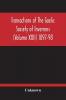 Transactions Of The Gaelic Society Of Inverness (Volume Xxii) 1897-98