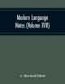 Modern Language Notes (Volume Xvii)