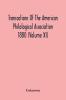 Transactions Of The American Philological Association 1880 (Volume Xi)