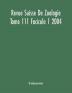 Revue Suisse De Zoologie Tome 111 Facicule 1 2004 Annales De La Societe Zoologique Suisse Et Du Museum D'Histoire Naturelle De Geneve