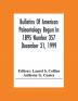 Bulletins Of American Paleontology Begun In 1895 Number 357 December 31 1999; A Paleobiotic Survey Of Caribbean Faunas From The Neogene Of The Isthmus Of Panama