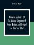 Mineral Statistics Of The United Kingdom Of Great Britain And Ireland For The Year 1873