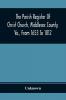 The Parish Register Of Christ Church Middlesex County Va. From 1653 To 1812