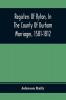 Registers Of Ryton In The County Of Durham. Marriages 1581-1812