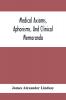 Medical Axioms Aphorisms And Clinical Memoranda