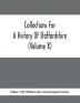 Collections For A History Of Staffordshire (Volume X)