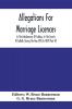 Allegations For Marriage Licences In The Archdeaconry Of Sudbury In The County Of Suffolk During The Year 1815 To 1839 (Part Iv)