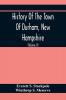 History Of The Town Of Durham New Hampshire