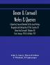 Devon & Cornwall: Notes & Queries; A Quarterly Journal Devoted To The Local History Biography And Antiquities Of The Counties Of Devon And Cornwall; (Volume Ix) From January 1916 To October 1917