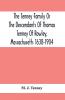 The Tenney Family Or The Descendants Of Thomas Tenney Of Rowley Massachusetts 1638-1904