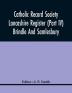 Catholic Record Society Lancashire Register (Part Iv) Brindle And Samlesbury