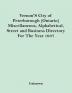 Vernon'S City Of Peterborough (Ontario) Miscellaneous Alphabetical Street And Business Directory For The Year 1937